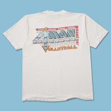 Vintage Budweise Volleyball T-Shirt Large