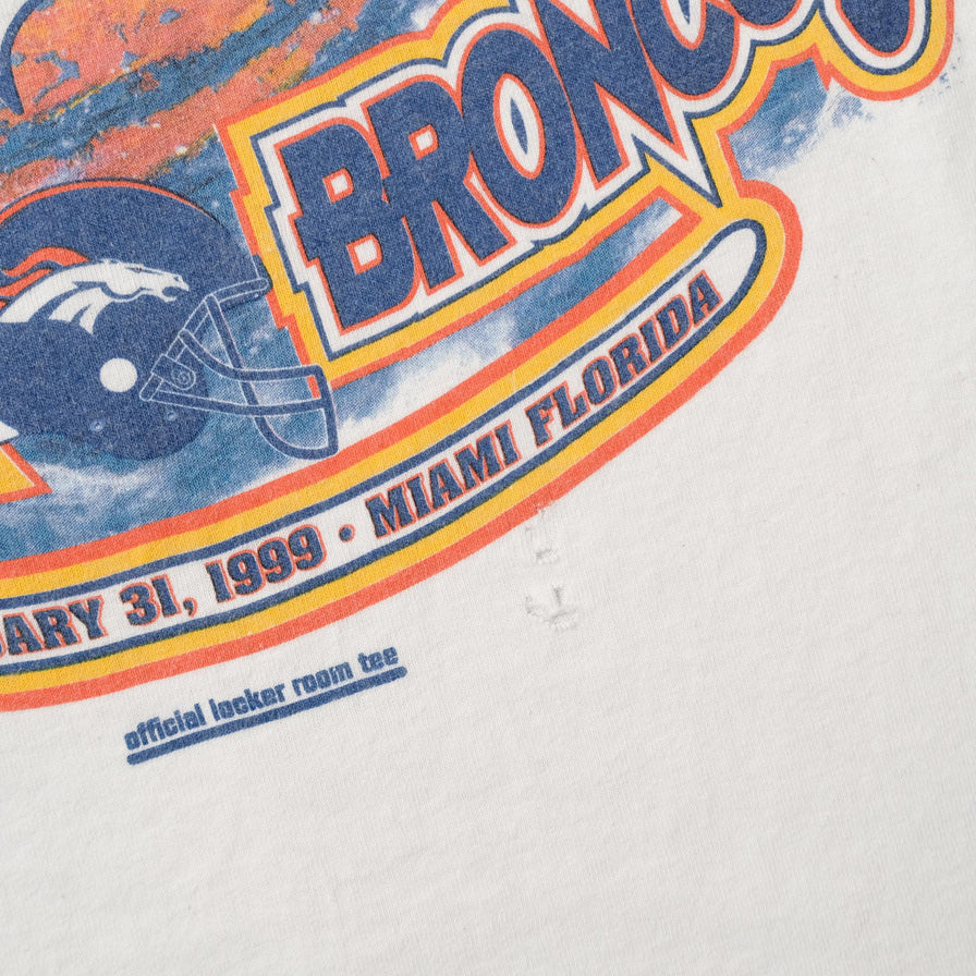 Vintage 1999 Denver Broncos Super Bowl T-Shirt XLarge 