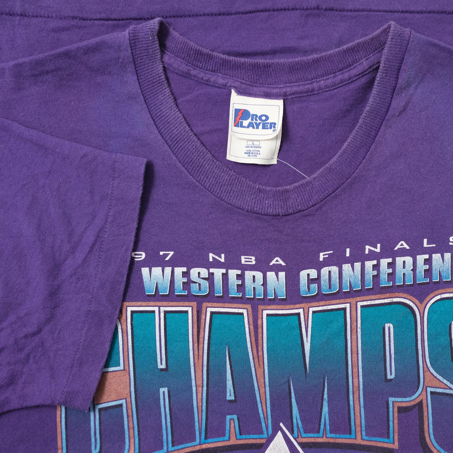 Vintage 1997 Utah Jazz T-Shirt Large 