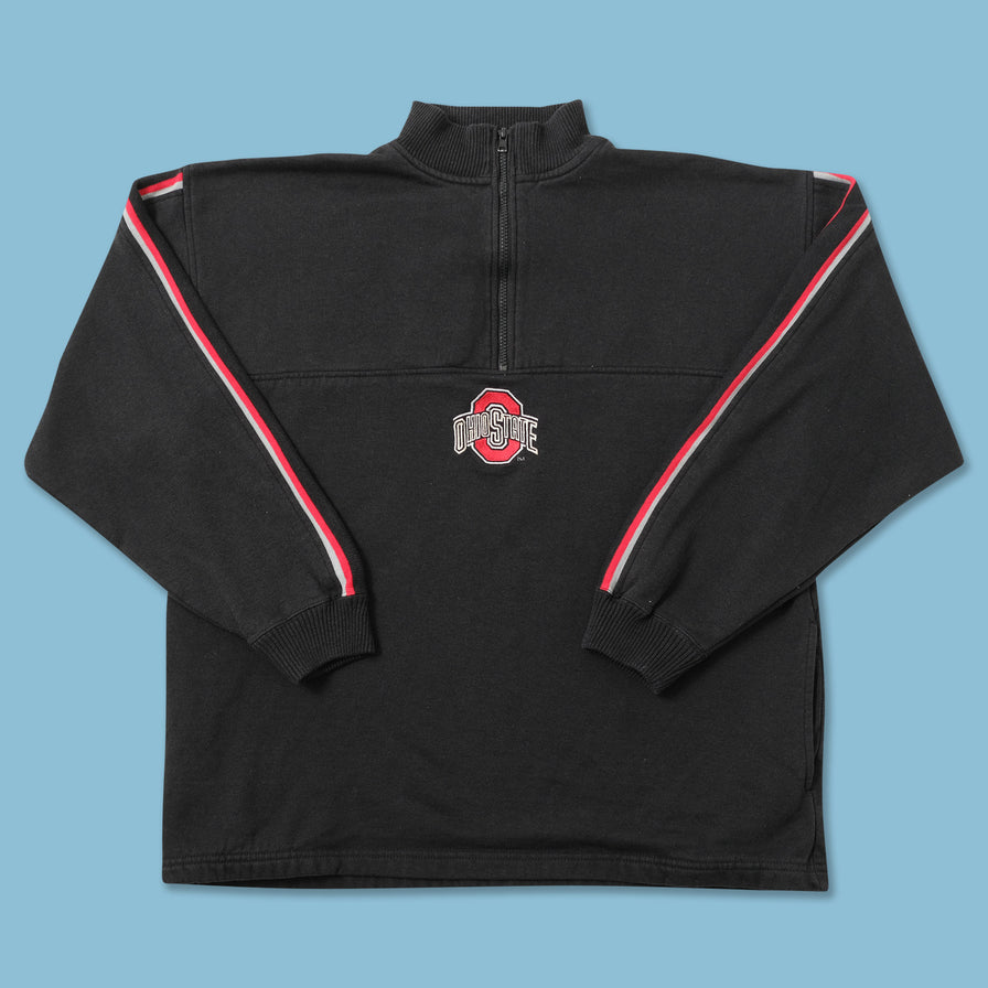 Vintage Ohio State Q-Zip Sweater Medium 