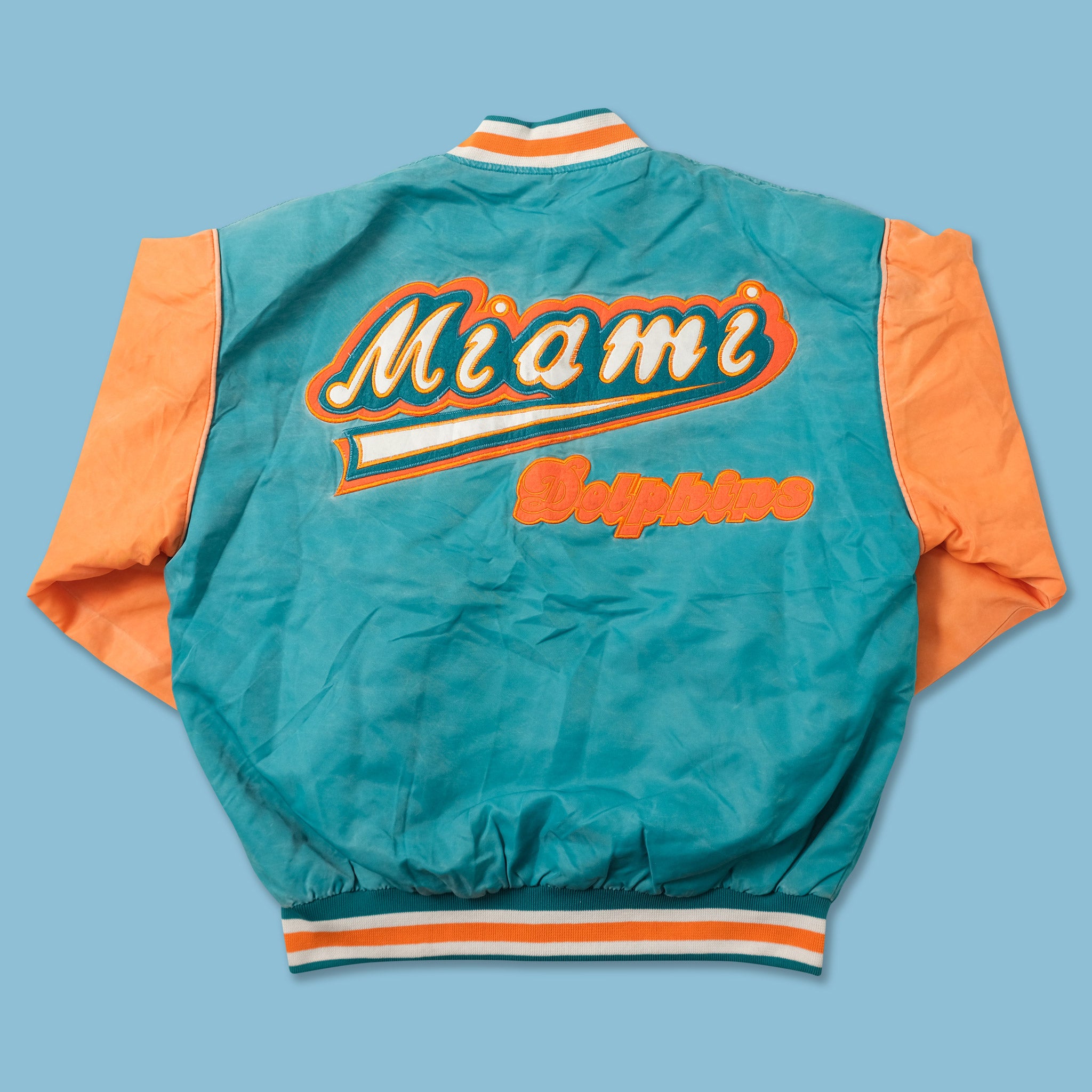 Vintage DS Miami Dolphins Varsity Jacket Large