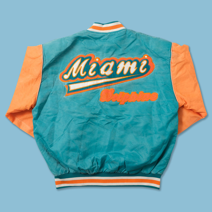 Vintage DS Miami Dolphins Varsity Jacket Large 
