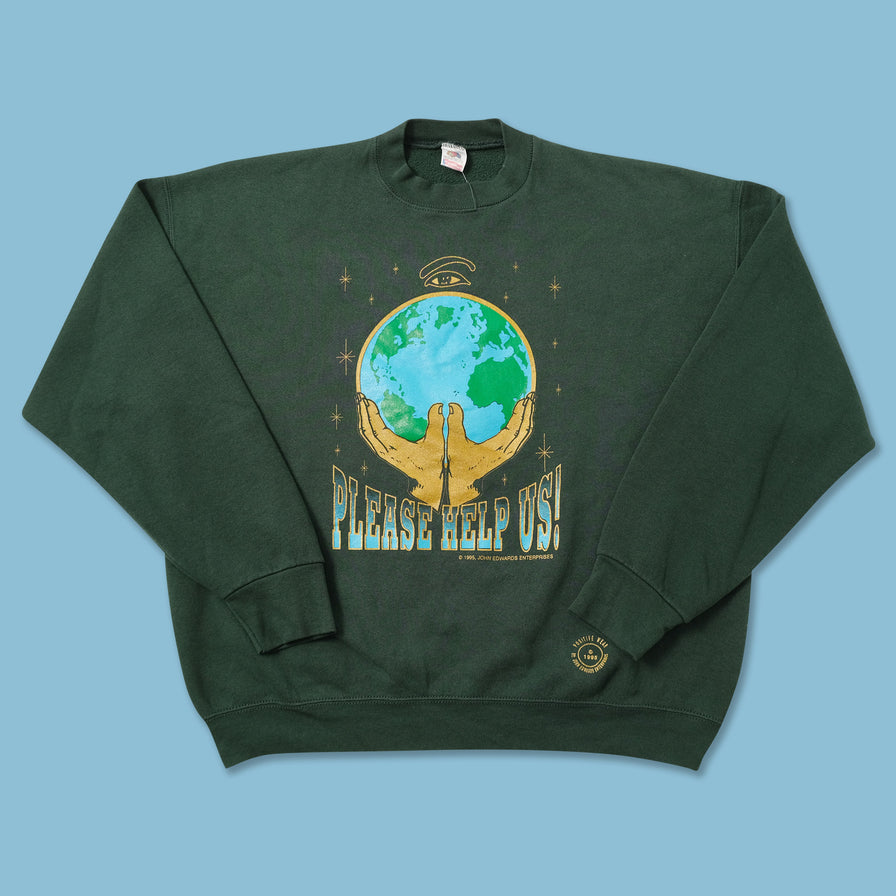 Vintage 1995 Earth Sweater XXLarge 