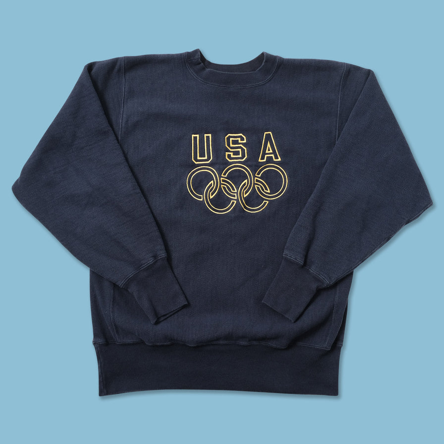Vintage Champion Team USA Sweater Medium 