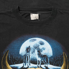 Vintage Wolves T-Shirt Medium 
