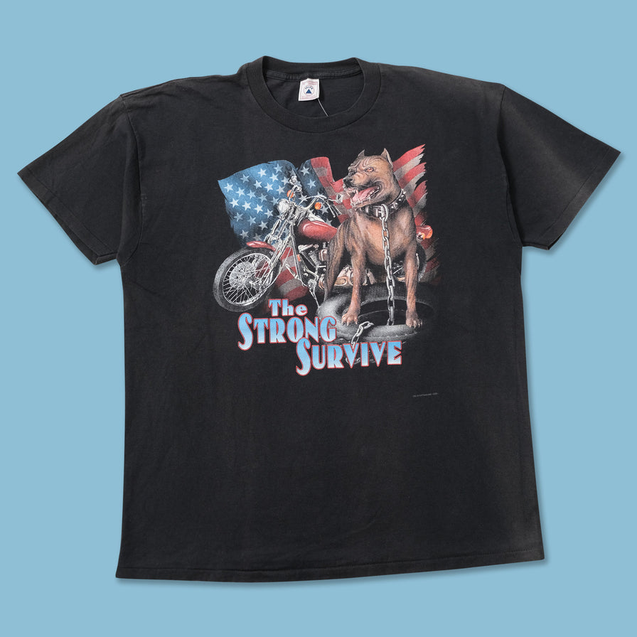 Vintage The Strong Survive T-Shirt XLarge 