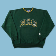 Vintage Starter Green Bay Packers Sweater XXLarge 