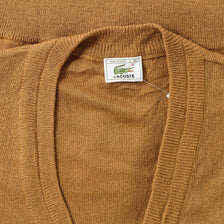 Vintage Lacoste Knit Cardigan Medium 