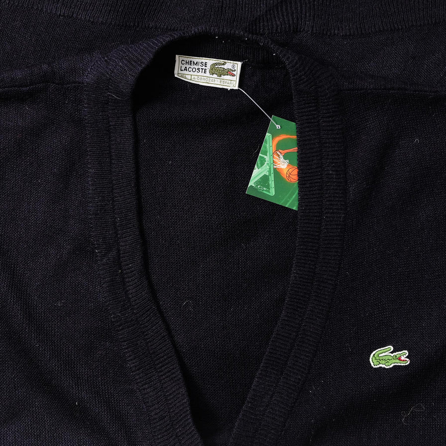 Vintage Lacoste Knit Cardigan XXLarge 