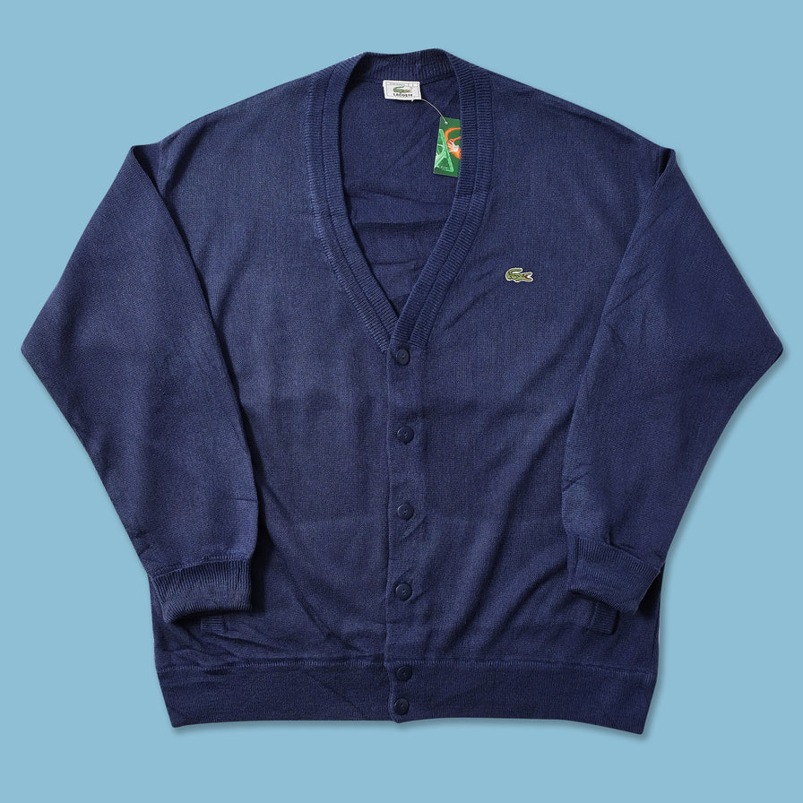 Vintage Lacoste Knit Cardigan Large 