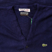 Vintage IZOD Lacoste Knit Cardigan Large 