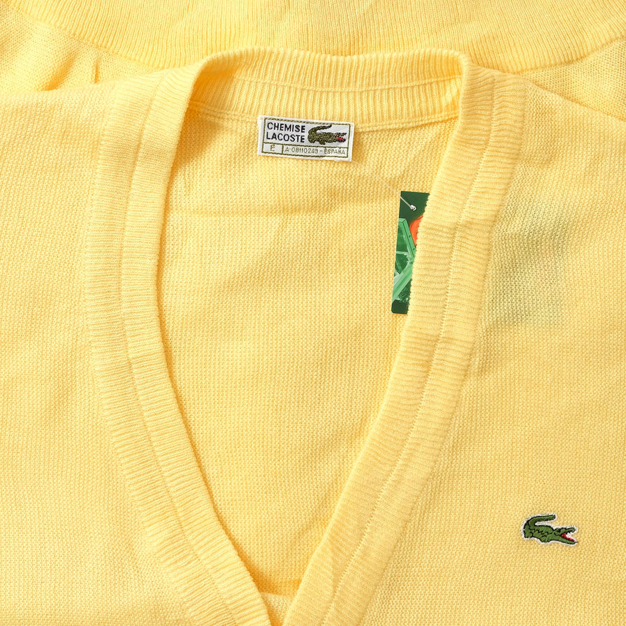 Vintage Lacoste Knit Cardigan Large 