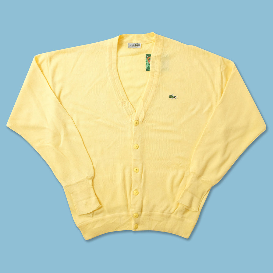 Vintage Lacoste Knit Cardigan Large 
