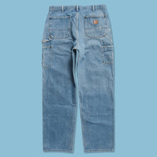 Vintage Carhartt Double Knee Denim Work Pants 36x34 