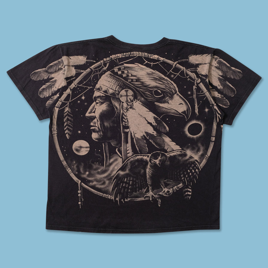 Vintage Liquid Blue Native T-Shirt XLarge 