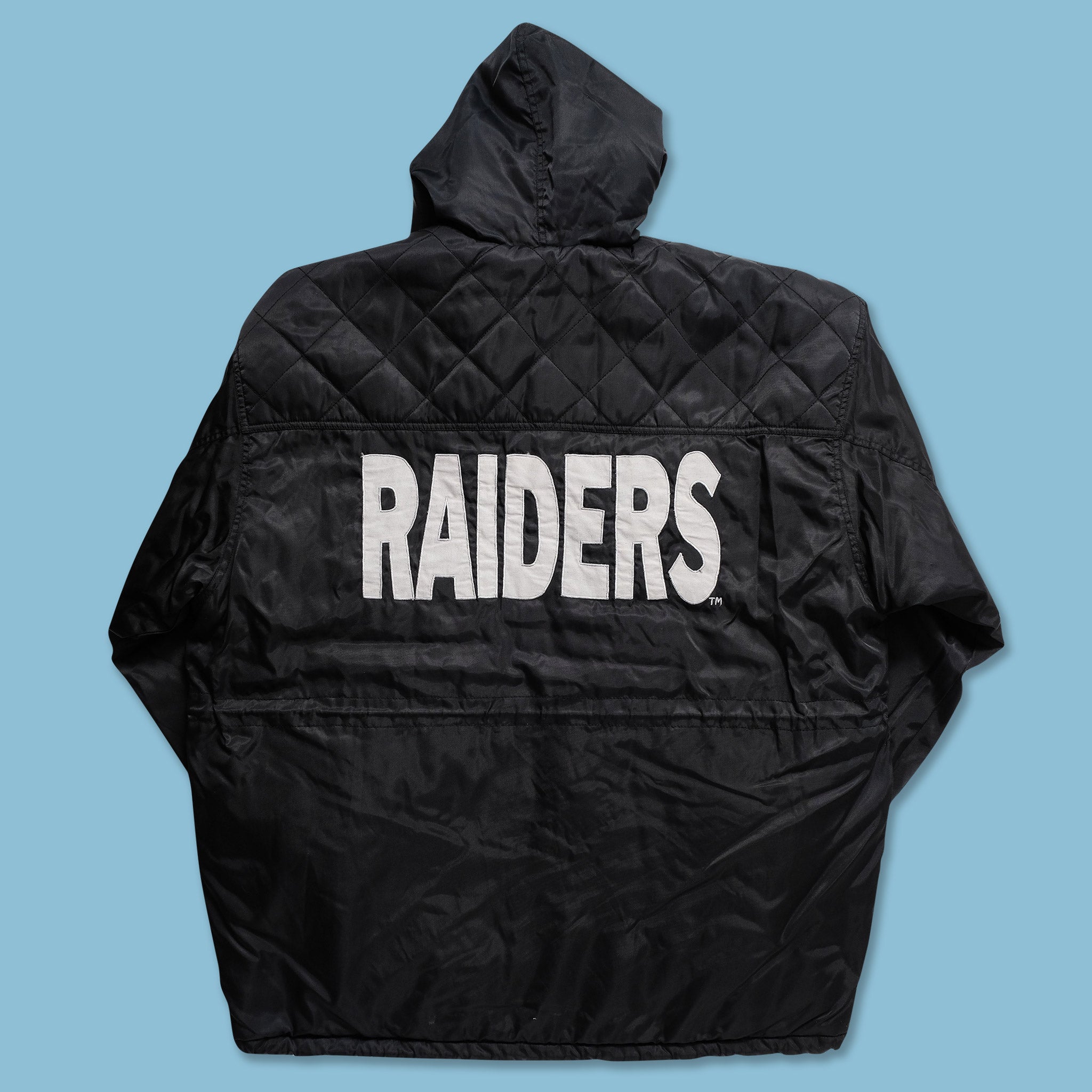 VTG New W/ Tags Oakland LA Las Vegas Raiders Full Zip Jacket Parka