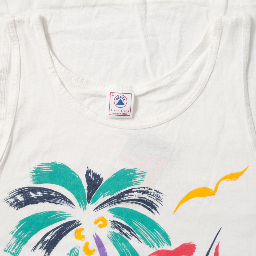 Vintage Miami Tank Top Large 