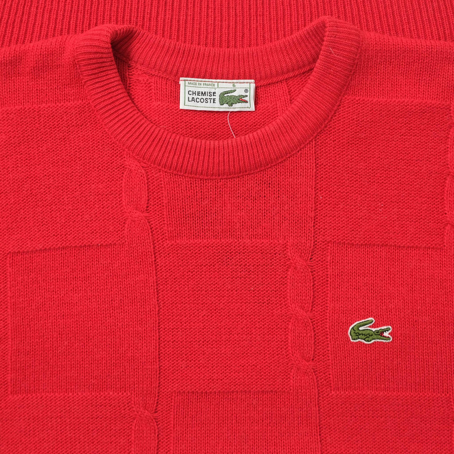 Vintage Lacoste Knit Sweater XLarge 