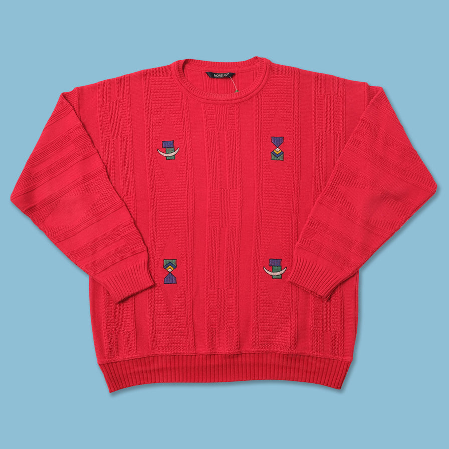 Vintage Monello Knit Sweater Large 