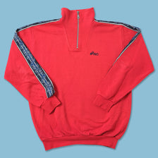 Vintage Asics Q-Zip Sweater Small 