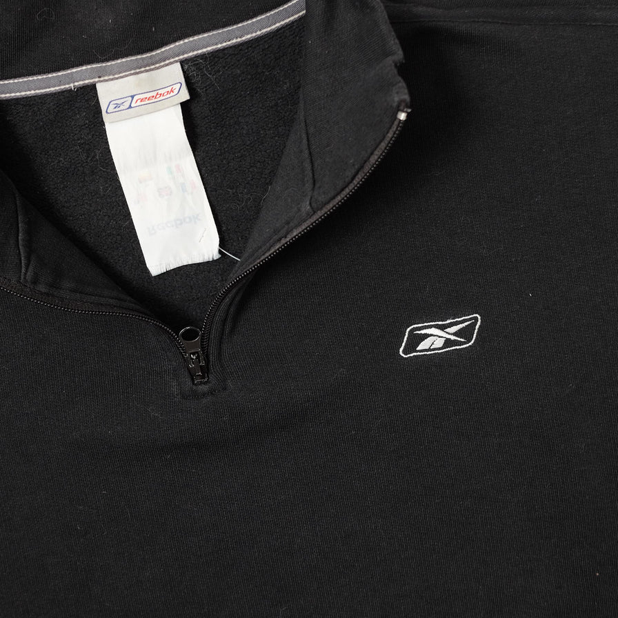 Vintage Reebok Q-Zip Sweater XLarge 