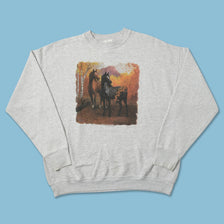 Vintage 1996 Horse Graphic Sweater Large 