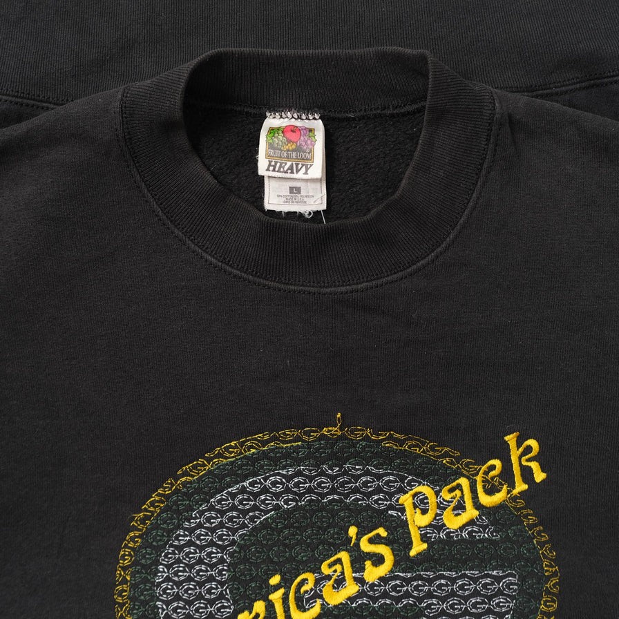 Vintage Green Bay Packers Sweater Large 