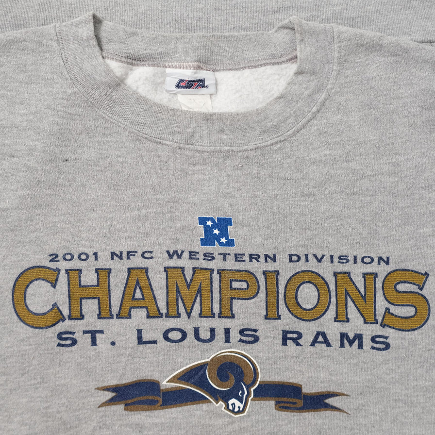 Vintage 2001 St. Louis Rams Sweater Large 