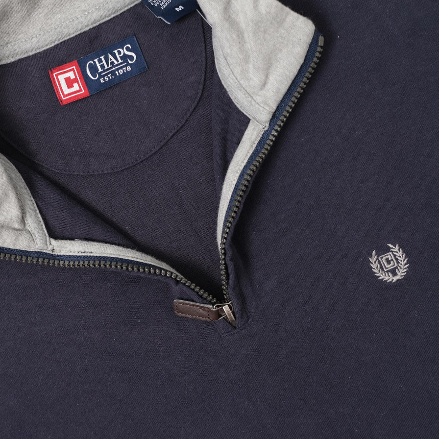 Chaps Q-Zip Sweater Medium 
