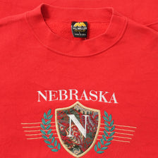 Vintage Nebraska Huskers Sweater Medium 