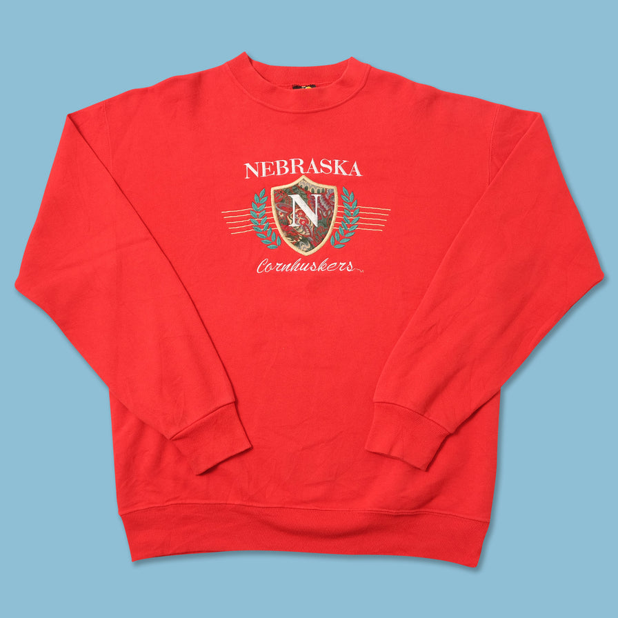 Vintage Nebraska Huskers Sweater Medium 