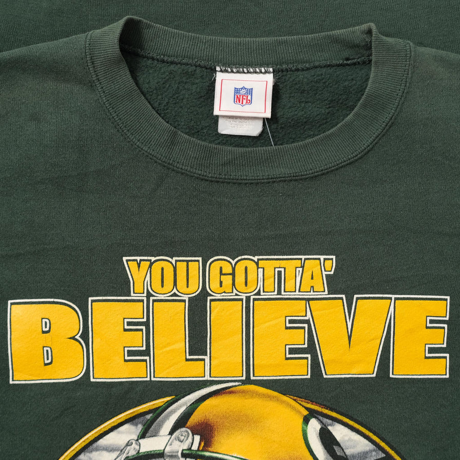 Vintage Green Bay Packers Sweater Large 
