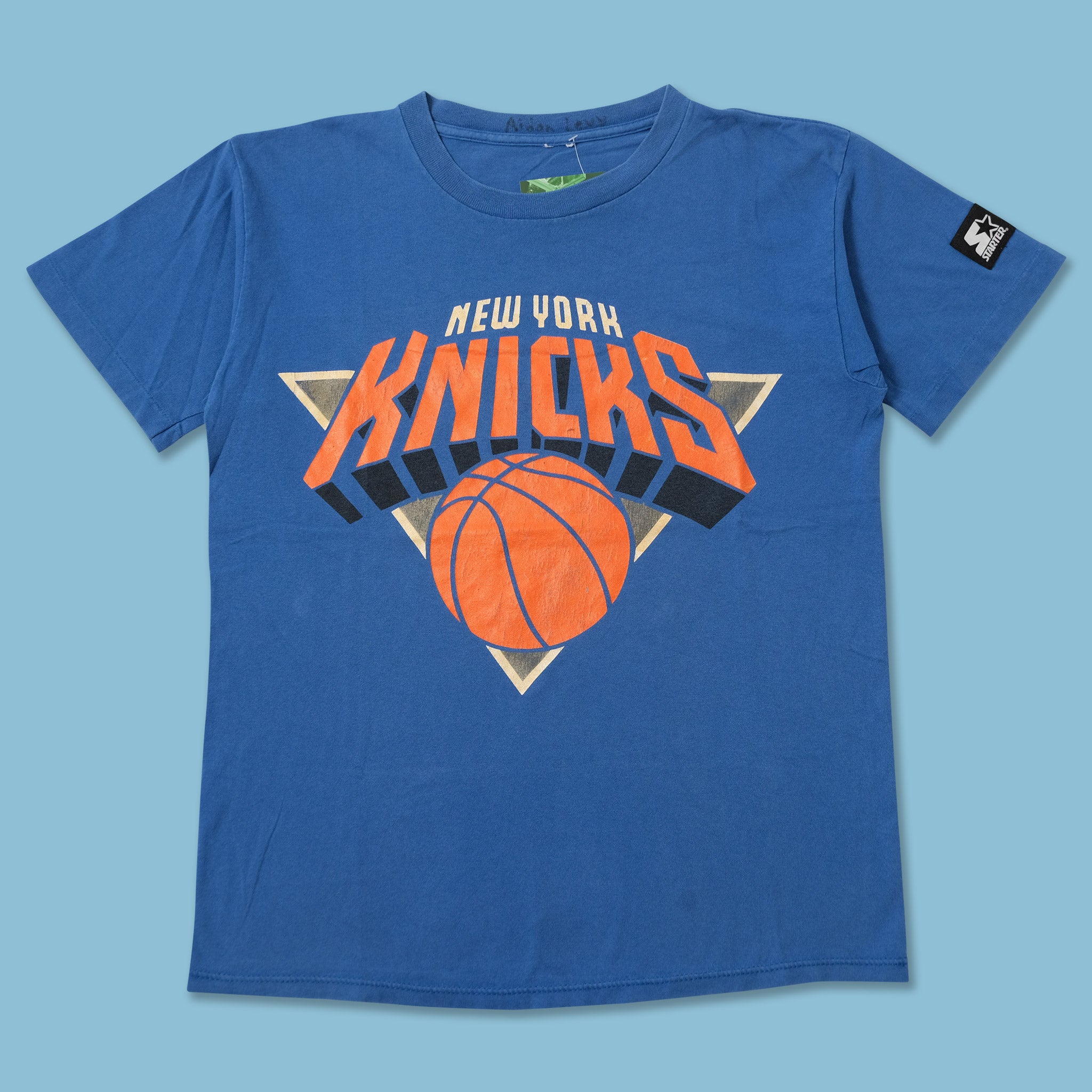 【希少】Starter ニューヨーク・ニックス Tシャツ L シングルステッチ Vintage New York Knicks 