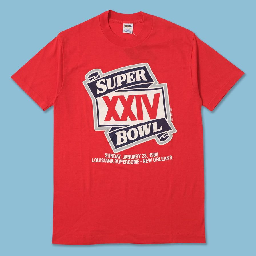 Vintage 1990 Super Bowl T-Shirt XSmall 