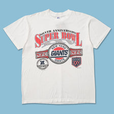 Vintage 1990 New York Giants T-Shirt Medium 