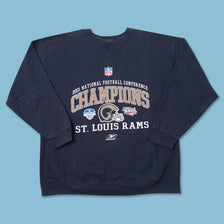 Vintage 2001 Reebok St. Louis Rams Sweater XXLarge 