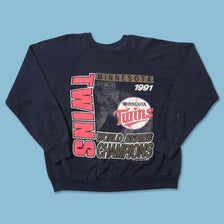 Vintage 1991 Minnesota Twins Sweater Large 