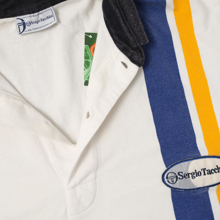 Vintage Sergio Tacchini Tennis Polo Medium 