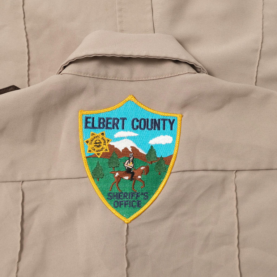 Vintage Elbert County Sheriff Shirt XXLarge 