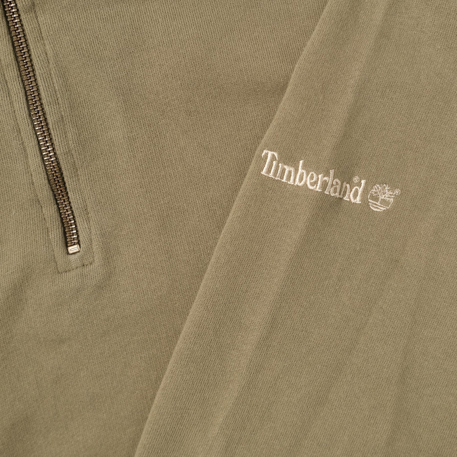 Vintage Timberland Q-Zip Sweater Large 
