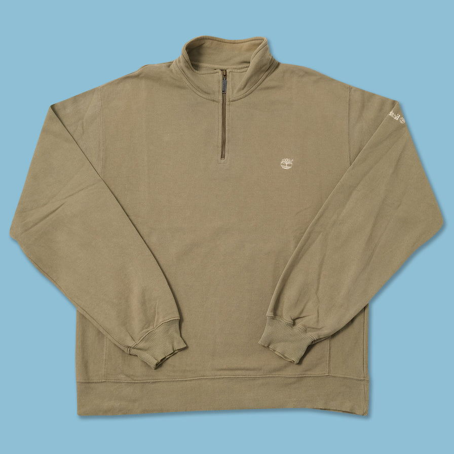 Vintage Timberland Q-Zip Sweater Large 
