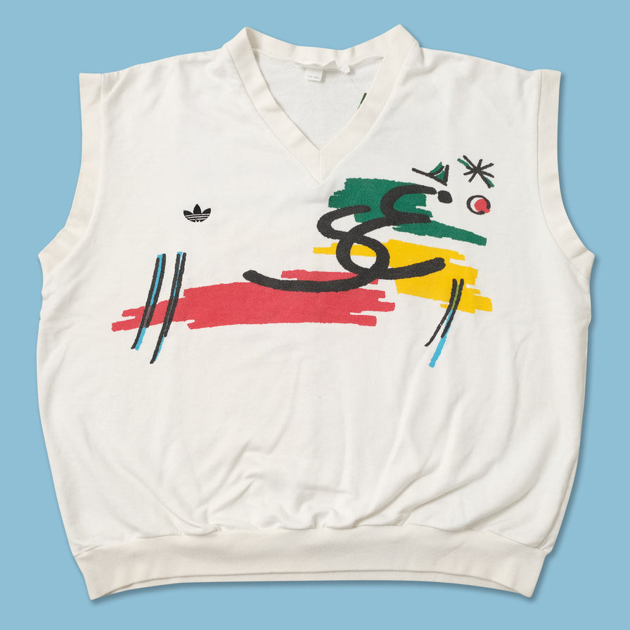 Vintage adidas Tennis Sweater Vest XLarge 