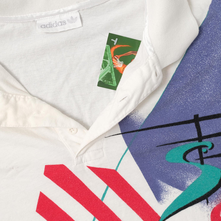 Vintage adidas Tennis Polo XLarge 