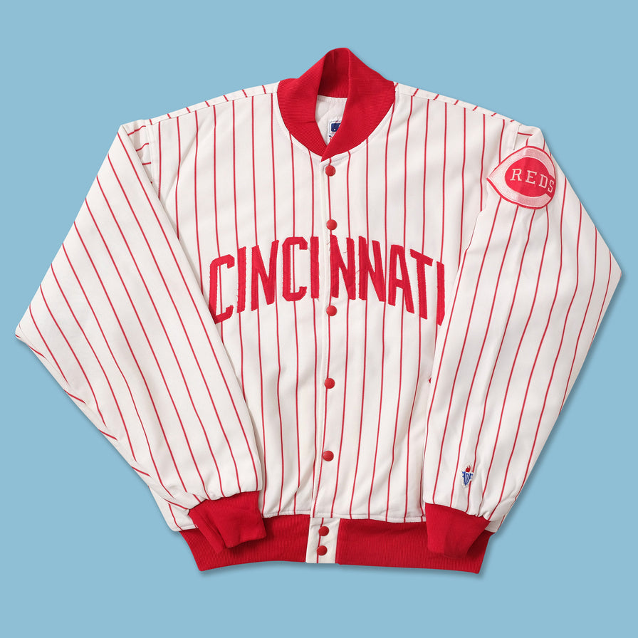 Vintage Cincinnati Reds Padded College Jacket Large 