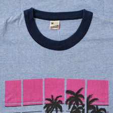 Vintage Women's Miami Beach T-Shirt Medium 