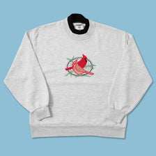 Vintage Women's Birds Sweater Medium 