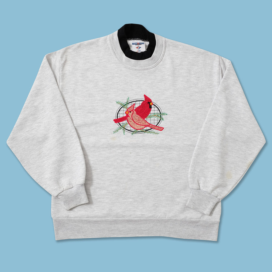 Vintage Women's Birds Sweater Medium 