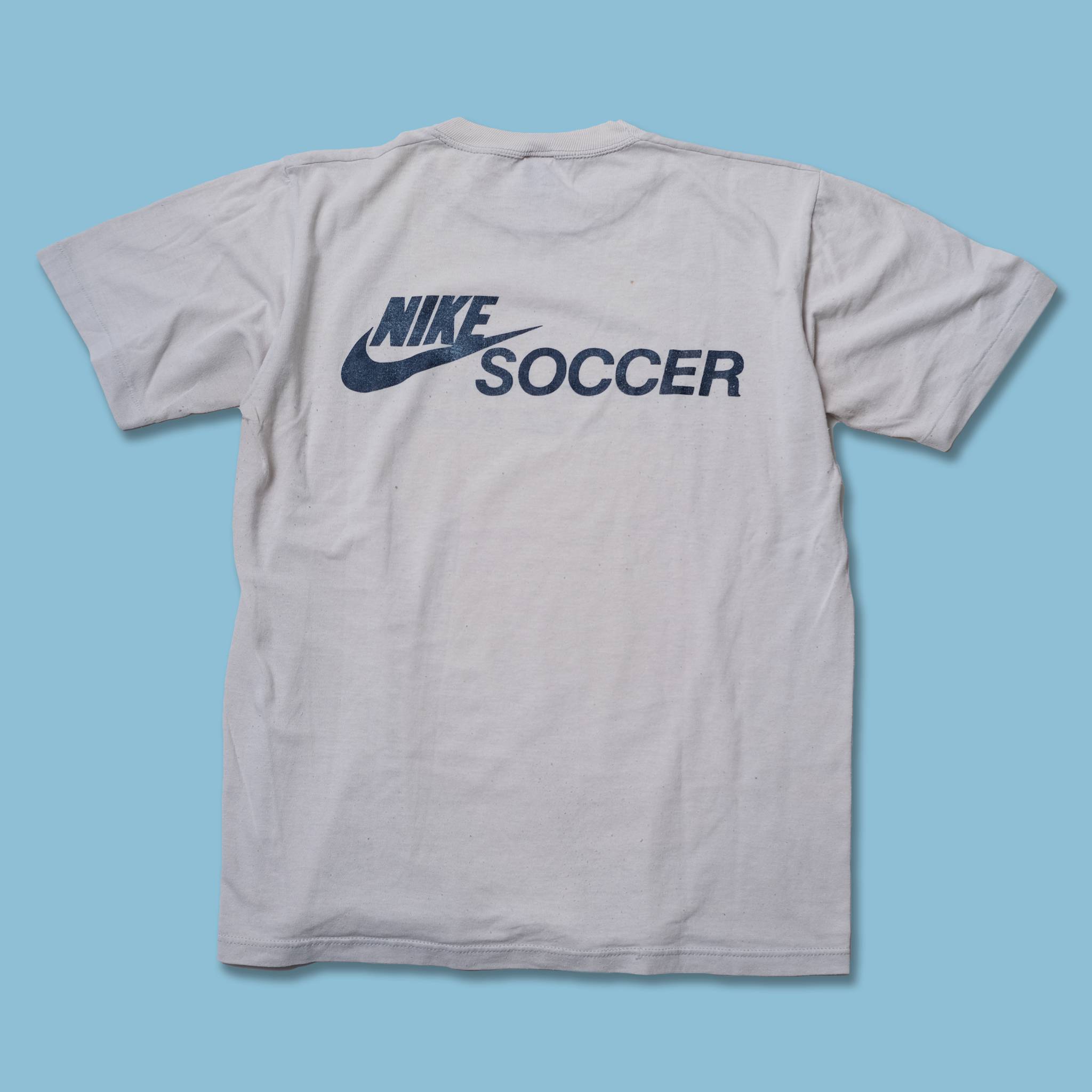 Vintage 70s Nike Soccer Camp T-Shirt Small / Medium | Double