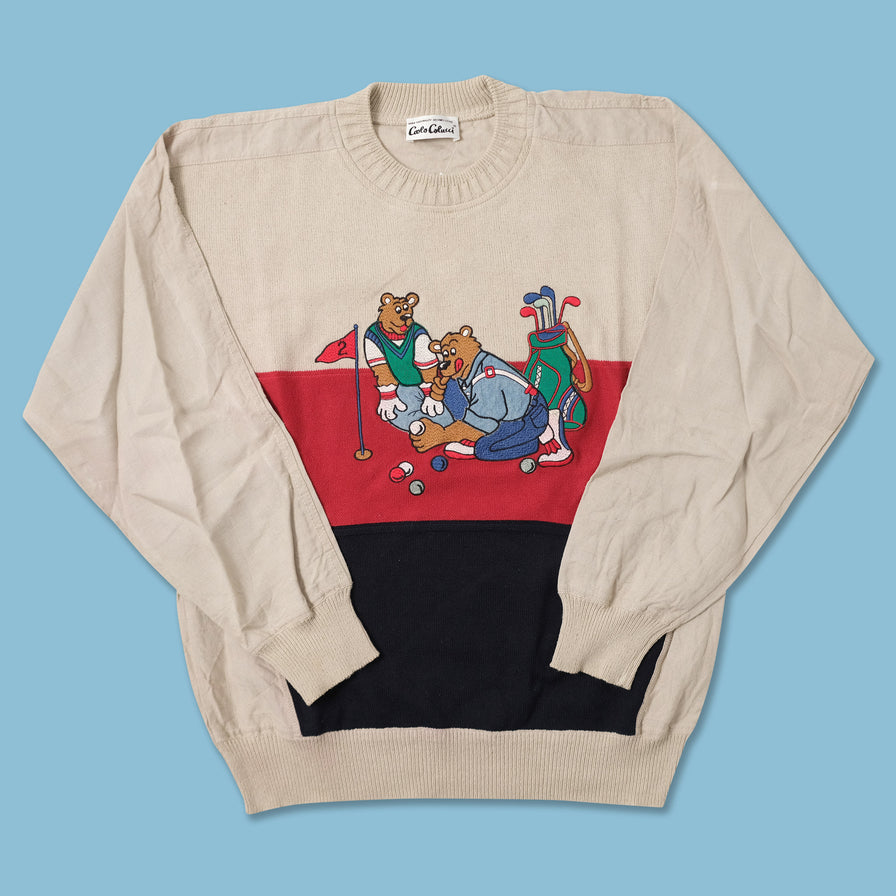 Vintage Carlo Colucci Knit Sweater Large 