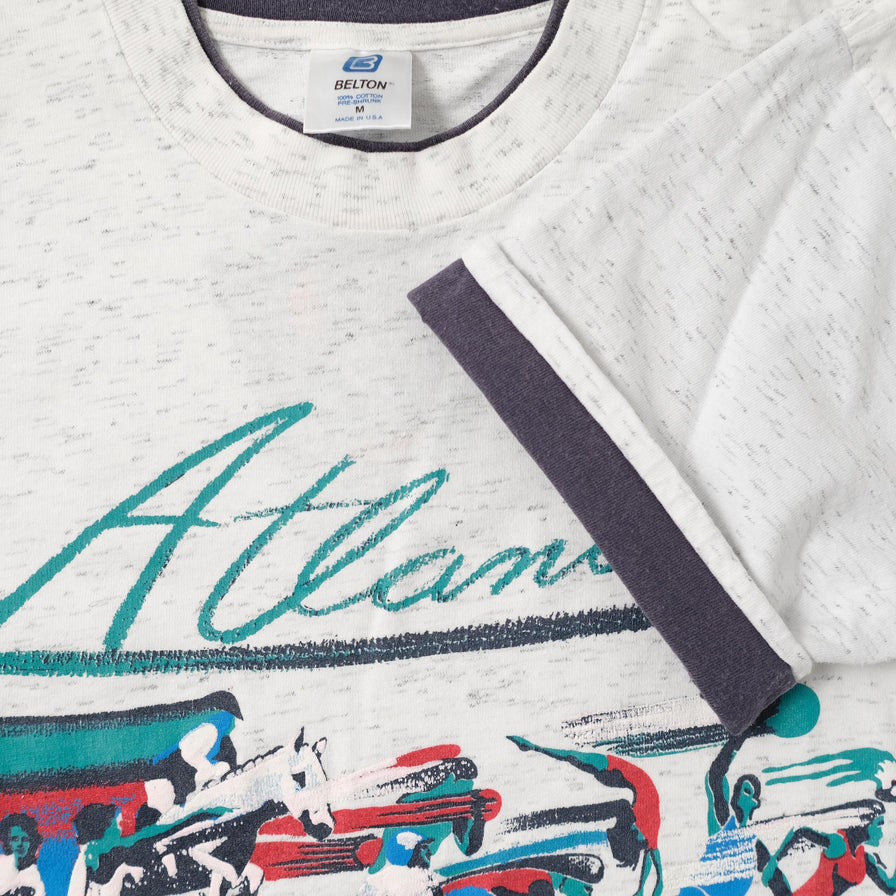Vintage 1992 Atlanta T-Shirt Medium 